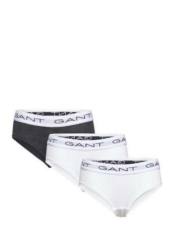 Hipster Briefs 3-Pack Night & Underwear Underwear Panties Multi/mønstret GANT*Betinget Tilbud