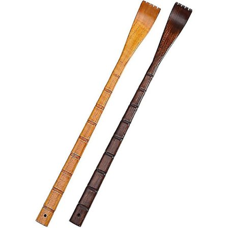 Bambusryggkløer Lang Treklo Kropp Avslapningsmassasjer, 2 stk 48cm Tre Ryggkløer Ryggkløe Og Kløapparat Ryggkløer Wi