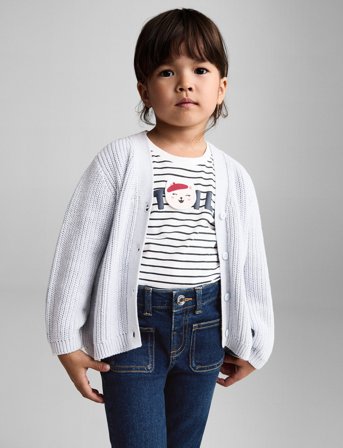 Mango Flared Finished Jeans - Blue - 92