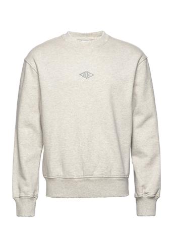 Distressed Crew Diamond Logo Grey HAN Kjøbenhavn Clothing