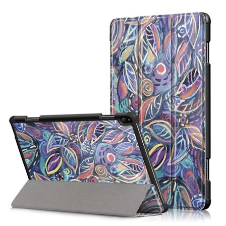 Tri-fold Fodral till Lenovo Tab P10 - Colorful Leaves