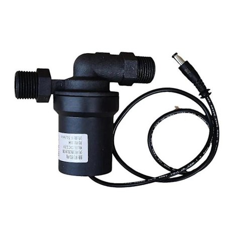 Hiljainen 12V DC aurinkolämminvesikiertopumppu harjaton moottori 1/2 " liittimet 650l/h FK[co]