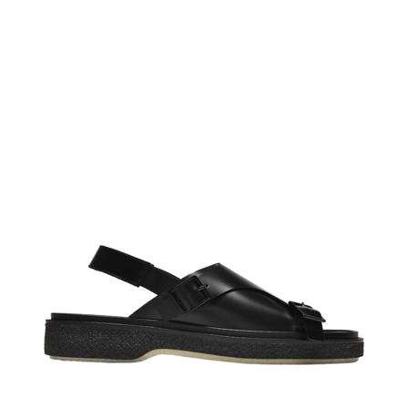 Adieu Paris, Type 140 Sandals in Black Leather Zwart, Heren, Maat:41 EU,rubber