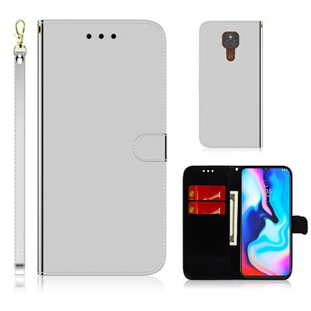 Mirror Motorola Moto E7 Plus fodral - Genomskinlig