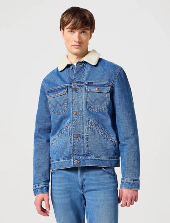 Wrangler 124Mj Sherpa - Blue - S