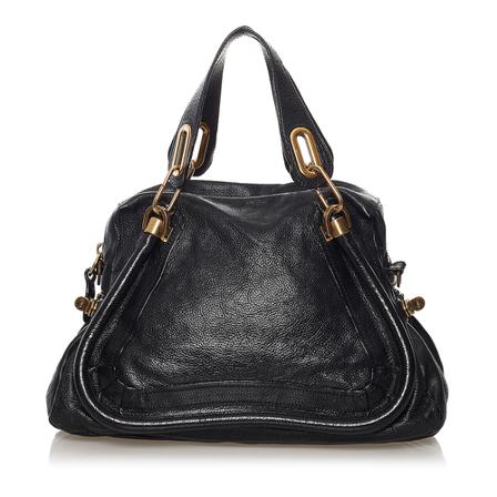 Chloé Pre-owned Paraty Satchel , Zwart , Dames , Maat: ONE Size Vintage Tassen