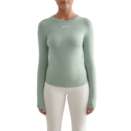 aim'n Soft Basic Long Sleeve Träningskläder Dam Grön L