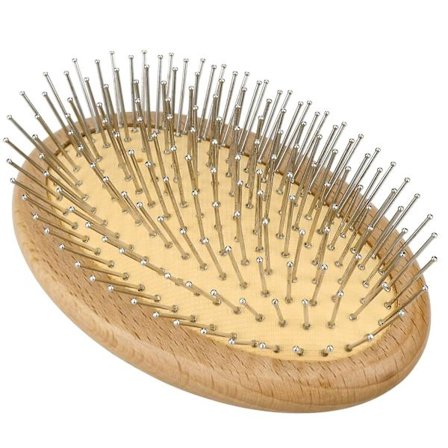 2024, Hårbørste, Træbørste Hovedbundsmassage Hårbørste, Bambus Rejse Bærbar Træ Antistatisk Luftpude Hårbørste Kam