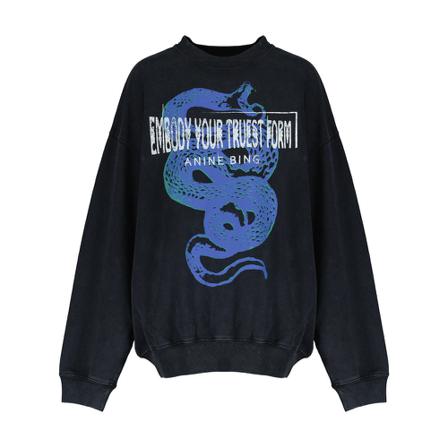 Anine Bing, Sweatshirts & Hoodies Szary, Kobieta, Rozmiar: S