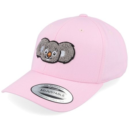 Kiddo Cap - Rosa adjustable Keps - Kids Cute Koala Chenille Pink Adjustable @ Hatstore