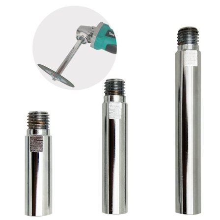 3 STK Gevindadapter Forlængerstang Vinkelsliber Bit Extension