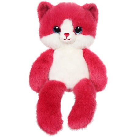 Leggies Cat Plyschleksak - GIPSY TOYS - Hallon, 48 cm