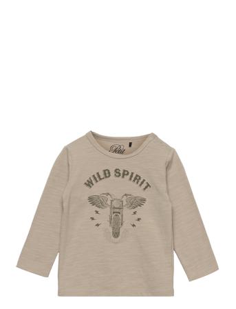 T-Shirt Long-Sleeve T-shirts Long-sleeved T-shirts Beige Petit By Sofie Schnoor