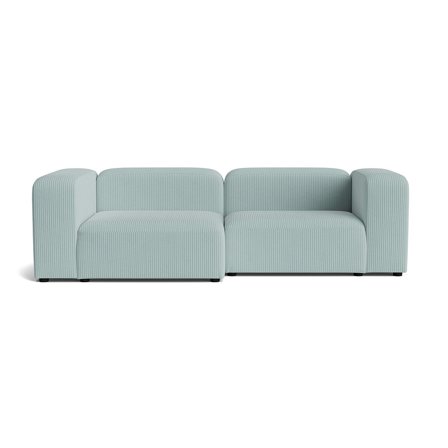 Milo chaiselong sofa, venstrevendt | 260cm - Lincoln Pastel Blå - 260x130x72 - Sofa, chaiselong