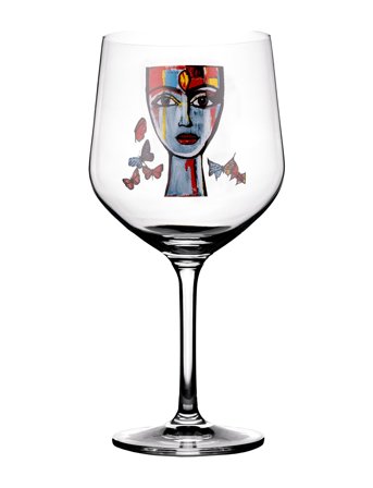 Carolina Gynning Drinking Glass Butterfly Messenger - Nude - 72 CL x 10.7