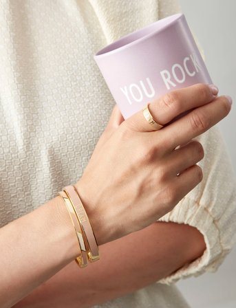 Design Letters Word Candy Bangle - Pink - ONE SIZE