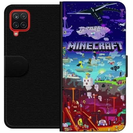 Samsung Galaxy A12 Plånboksfodral Minecraft