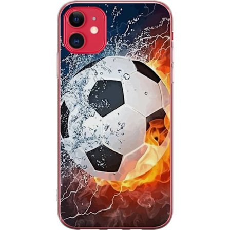 Yhteensopiva Puhelinkuori Apple Apple iPhone 11 Jalkapallo Tuli
