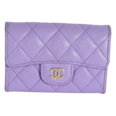 Chanel Vintage Pre-owned Wallets Lilla, Dame Vintage Accessories, Størrelse: ONE Size