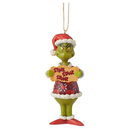 Poistomyynti Grinch! Musta perjantai joulukoristeet, akryylinen litteä joulukuusen riippuva koriste, Xmas-varas painettu koriste lomalle P[D]