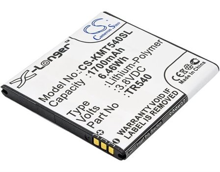 Batteri for SmartPhone, Mobil for KAZAM Trooper 540