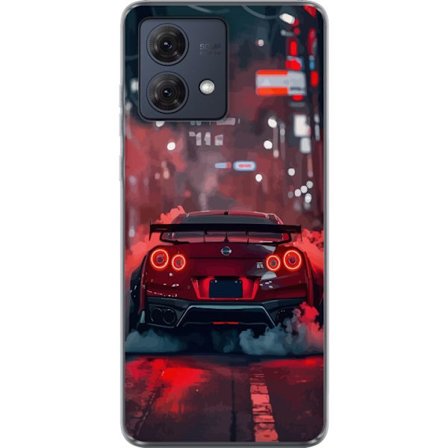 Kompatibel Mobilcover til Motorola Moto G84 Sportsbil Rød Drift Racing Tuning