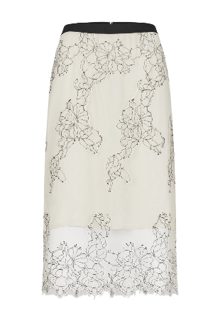 Second Female Wila Lace Skirt Kjolar Dam Beige XS