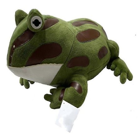 ADORE 30 cm Knubbig Pac-Man Groda Plyschleksak 25cm Grön Gul Gosedjur Mjuk Tröstande Gosedjur[HK]