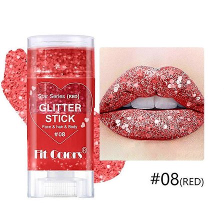 Vanntett St. Patricks dag Hår- og ansiktsglitterstift | Glinsende gull kroppsglittergel | Festival- og rave-tilbehør for kvinner og barn