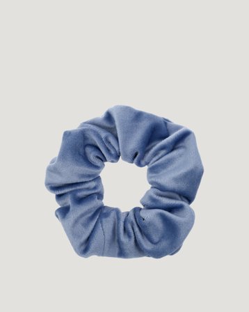 Dark Department Velvet Scrunchie Blå Accessoarer Pige - Kids Brand Store