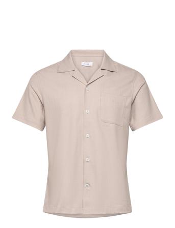 Nitus Designers Shirts Short-sleeved Beige Reiss
