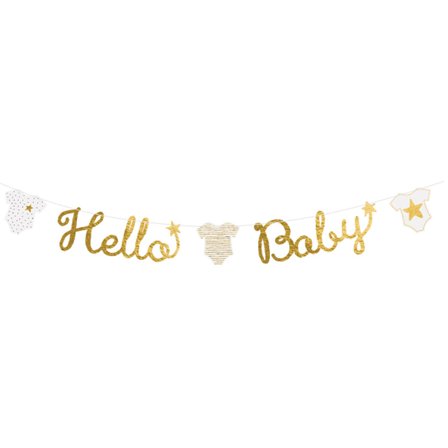 Hello Baby Banderoll 160cm - Partyninja.se