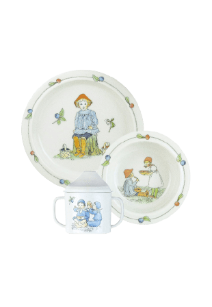 RättStart Barnservis i RPET, Putte Blåbärsskogen Mata & äta ONESIZE