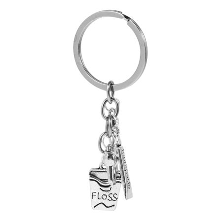 Nyckelring Tandborste Tandkött Nyckelring Kreativ Tandläkare Nyckelring Nyckelringhänge IC