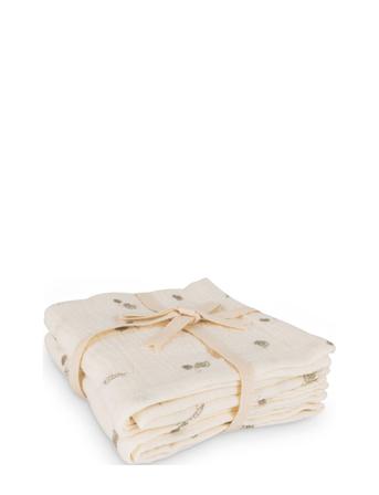 Muslin Cloths 2-Pack Sea Shell Baby & Maternity Baby Sleep Muslins Muslin Cloths Creme That's Mine