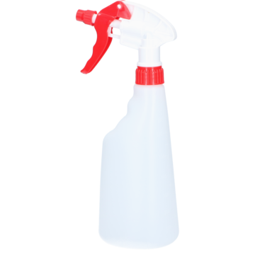 SPRAYFLASKE PLAST RØD 600ML