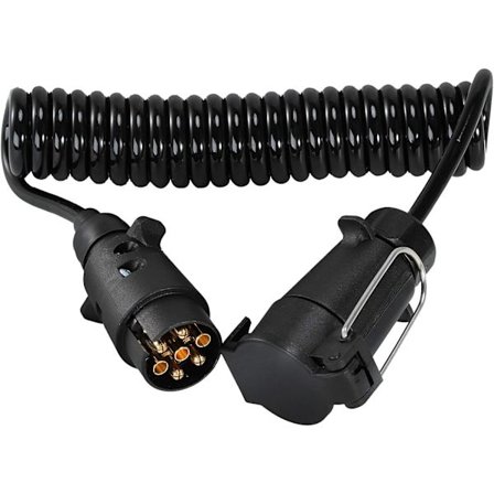3M 7-bens trailerforlængerkabel med traileradapter stik sokkel stik, 7-core forlængerkabel ledning RV elektrisk ledningsføring kabel stik til Towi