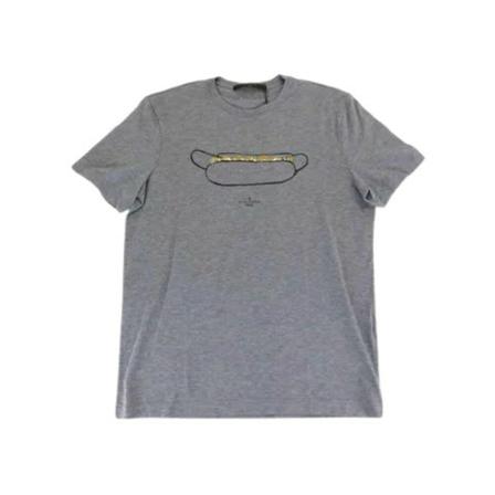Louis Vuitton Vintage, Pre-owned Cotton tops Grijs, Dames, Maat:S