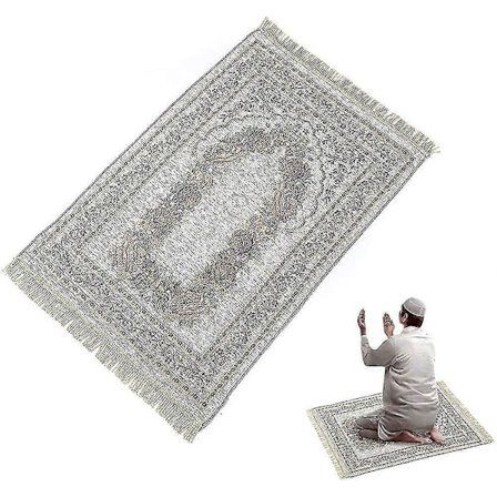 Bønneteppe, muslimsk bønneteppe, islamsk teppe, bærbar bønnematte bønneteppe