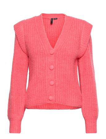 Yascarmen Ls Knit Cardigan S. M&S Pink YAS