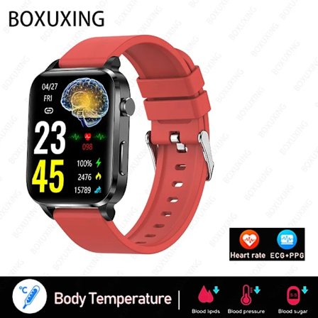 Ny Blodsocker Smart Klocka Män Sangao Laser Behandling Hälsa Puls Blodtryck Sport Smartwatch Kvinnor Glukometer Klocka