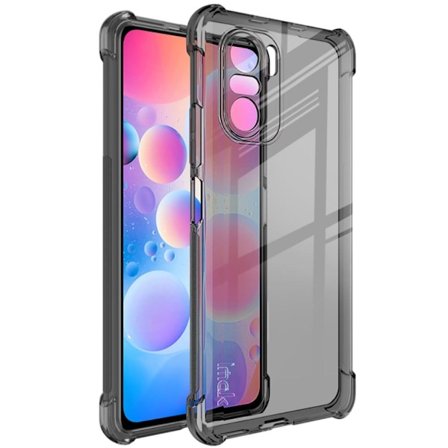 IMAK TPU Cover + näytönsuoja Xiaomi Mi 11i / Poco F3 - musta