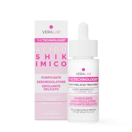Veralab Trattamento Viso Acido Shikimico 30ml - Siero viso antimperfezioni