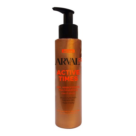Arval Half Times Active Times - Gel Abbronzante Multifunzione 150ml - Preparatore Abbronzatura