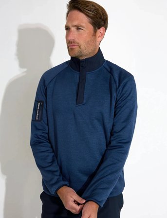 Abacus Mens Arden Midlayer - Blue - XXL