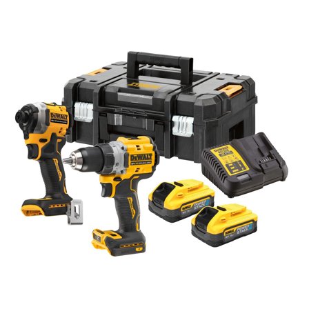 Dewalt DCK2051H2T-QW Verktøypakke med batteri og lader, Maskiner