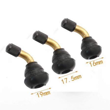 Motorsykkel Scooter Moped Motorsykkel Elektrisk sykkel E-Scooter Hjul SLANGELØS Dekkventil Bøyd