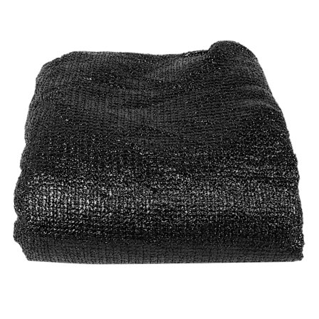 Skjermnett Solskjerming Støvtett Solskjerming Drivhus Balkong Hage Solskjerming Tilbehør 2 x 2 m Svart 6 Sting