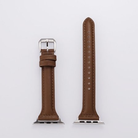 Läderrem Klockarmband KAFFE