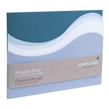 Gmund River Pad Anteckningsblock A5 Greyblue